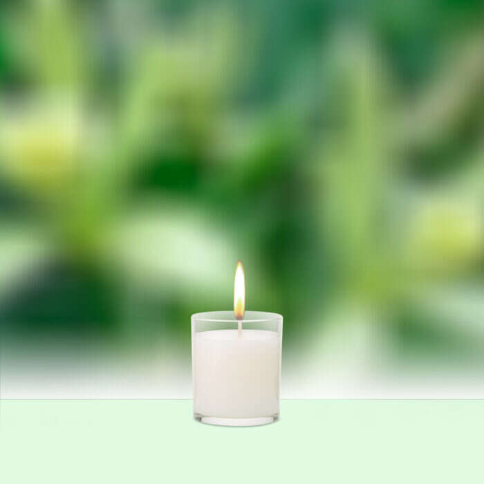 candela profumata vaniglia